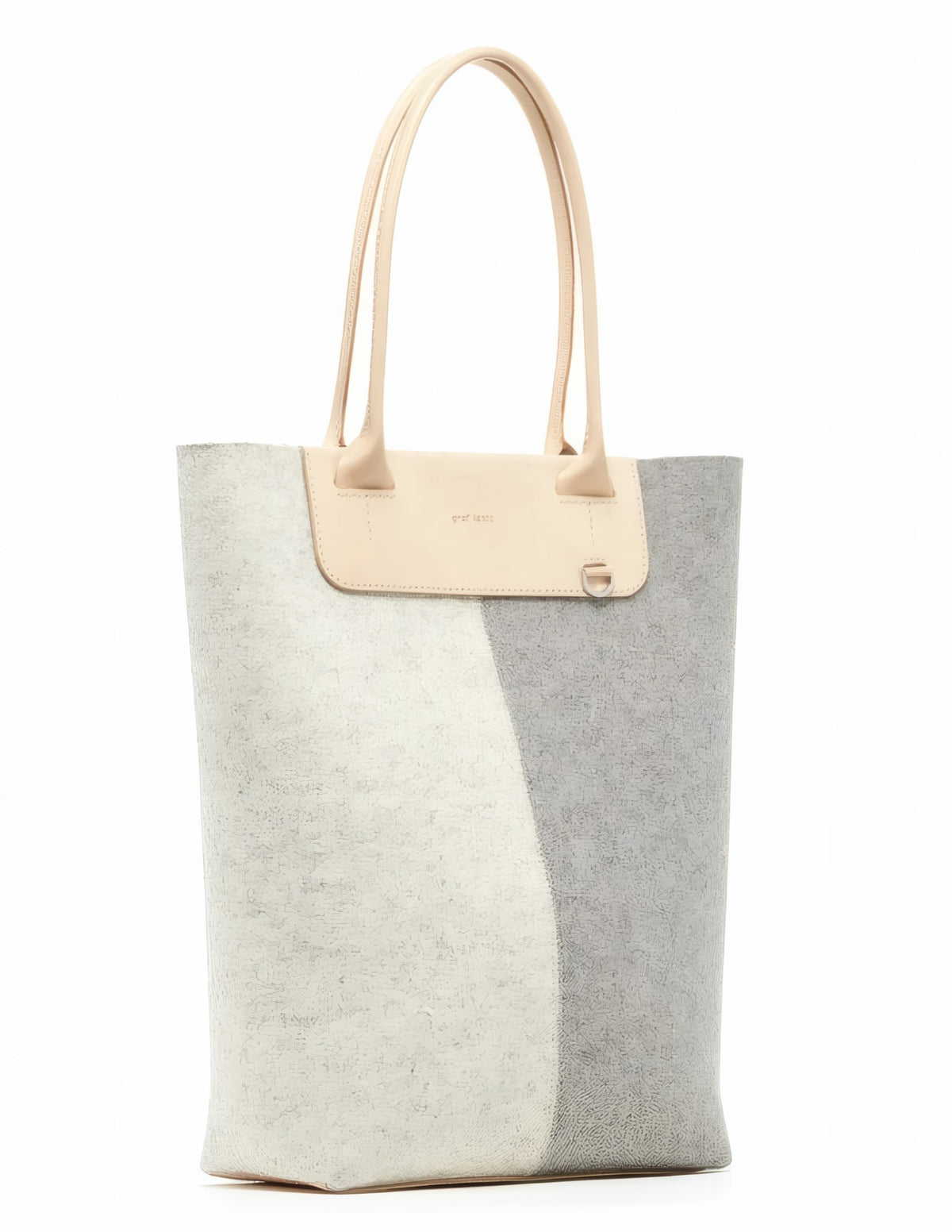 Aiko Petite (Granite White Felt, Natural Leather)
