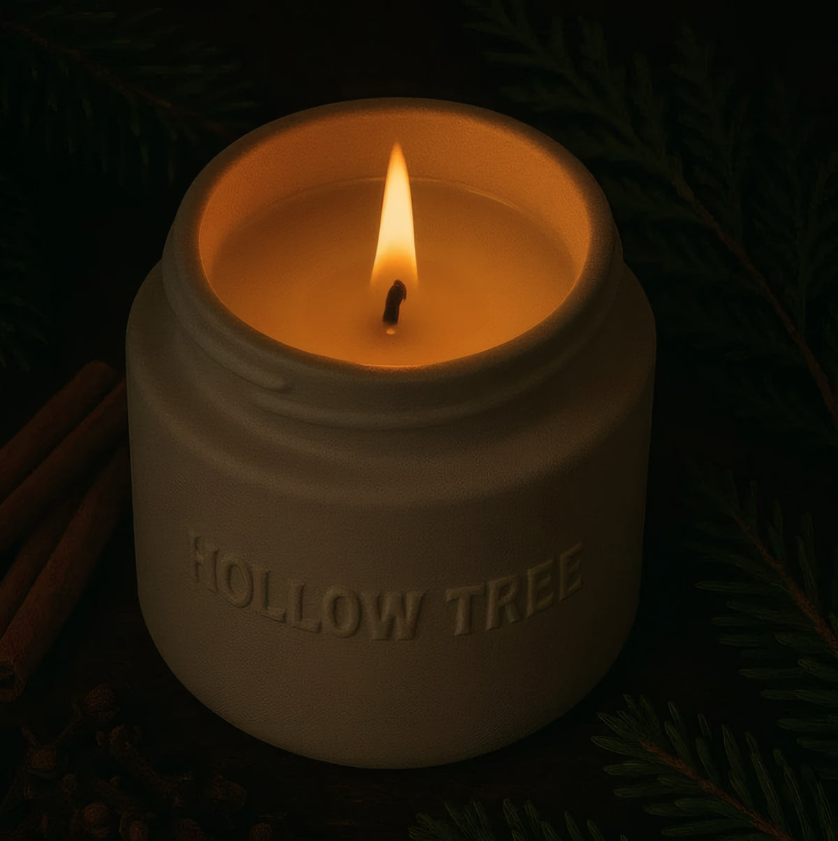 Log and Hearth Candle