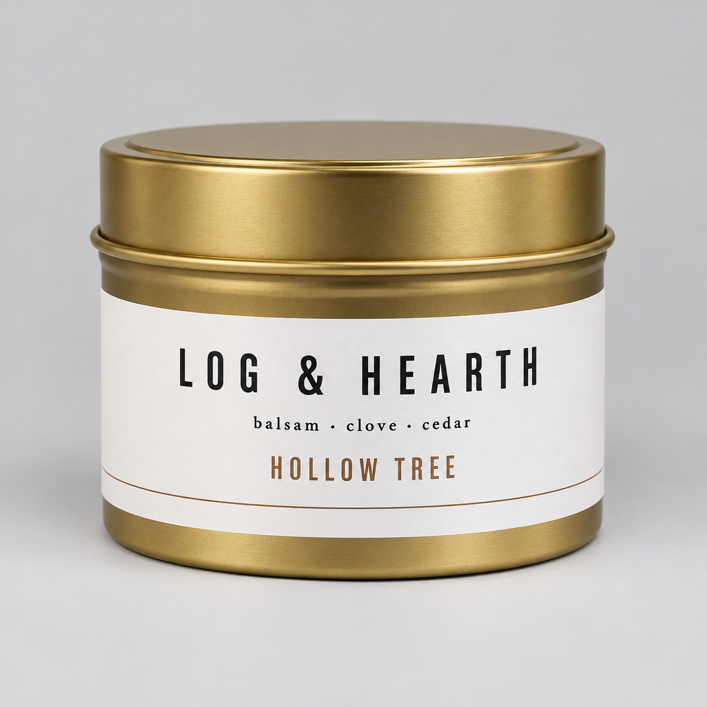 Log & Hearth Travel Candle