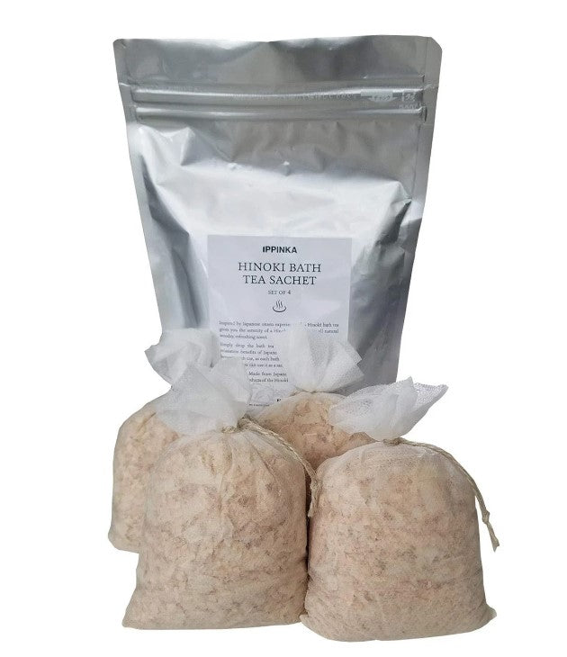 Hinoki Bath Tea Sachets (Set of 4)
