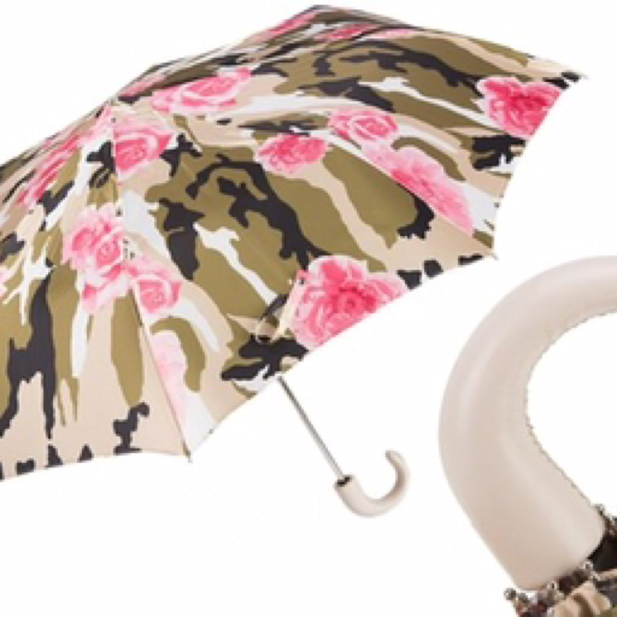 Folding Umbrella (Camouflage with Roses)