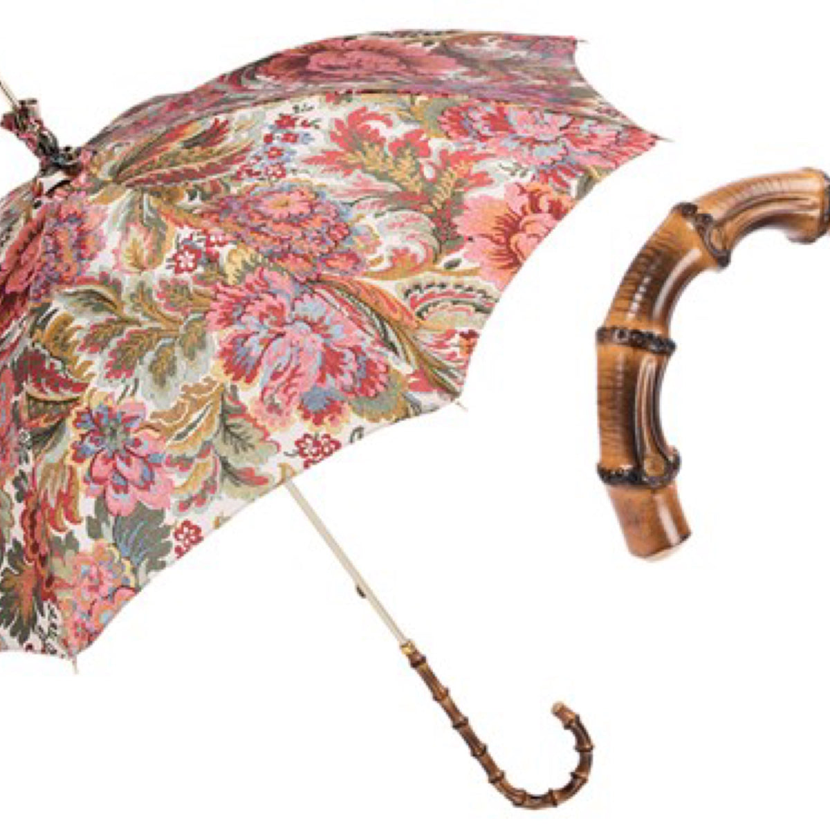 Parasol (Paisley with Bamboo Handle)